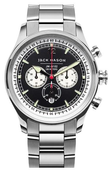 Men's Jack Mason Nautical Chronograph Bracelet Watch, 42mm