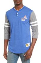 Men's Mitchell & Ness Home Stretch - Los Angeles Dodgers Henley