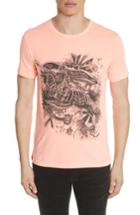 Men's Burberry Rhine Graphic T-shirt - Orange