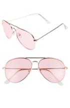 Women's Bp. 67mm Colored Aviator Sunglasses - Pink