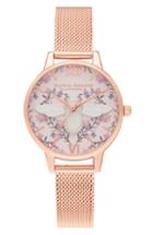 Women's Olivia Burton Meant To Bee Mesh Strap Watch, 30mm