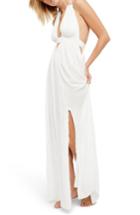 Women's Free People Look Into The Sun Maxi Dress - Ivory