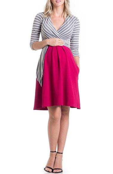 Women's Lilac Clothing 'abby' Maternity Dress