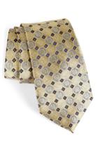 Men's Nordstrom Heptagon Silk Tie, Size X-long - Yellow