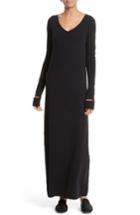 Women's Helmut Lang Slash Rib Knit Dress - Black