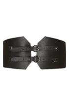 Women's Topshop Double Buckle Corset Belt - Black