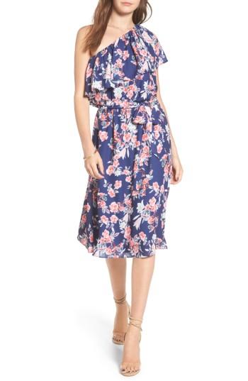Women's Devlin Gilbert One-shoulder A-line Dress - Blue