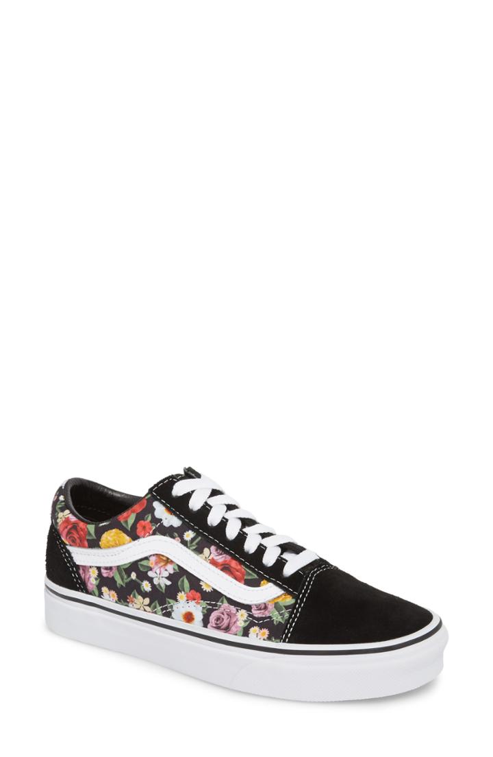 Women's Vans Ua Old Skool Lux Floral Sneaker