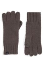 Women's Echo 'touch' Stretch Fleece Tech Gloves, Size - Black