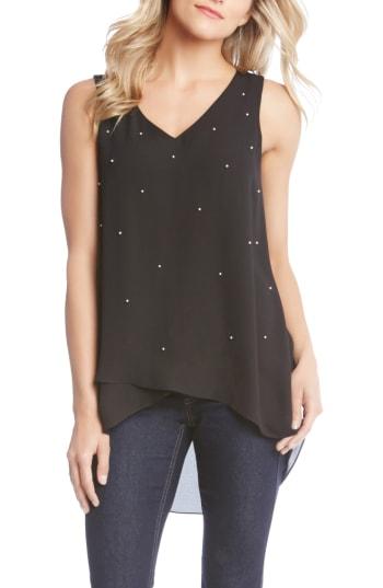 Women's Karen Kane Pearly Tank Top - Black