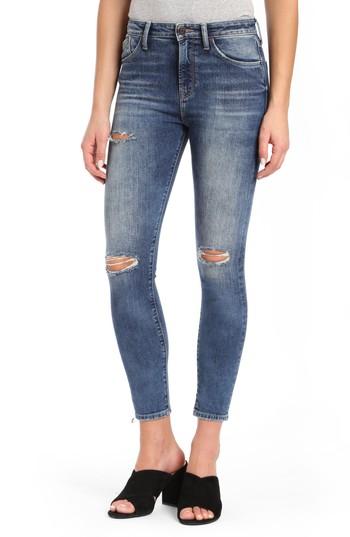 Women's Mavi Lucy Ripped Jeans X 30 - Blue