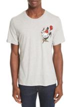 Men's Burberry Sketch Applique T-shirt - Grey