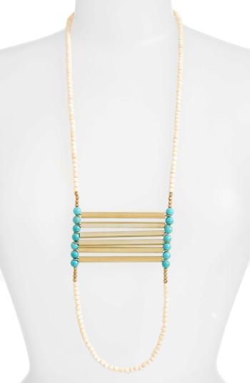 Women's Ink + Alloy Extra Long Bead Necklace