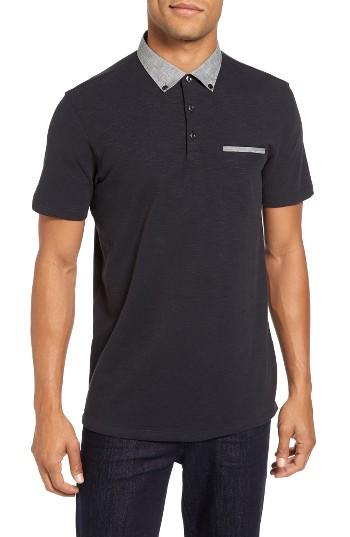Men's Good Man Brand Peach Slub Jersey Polo