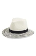 Women's Halogen Modern Panama Hat - Beige
