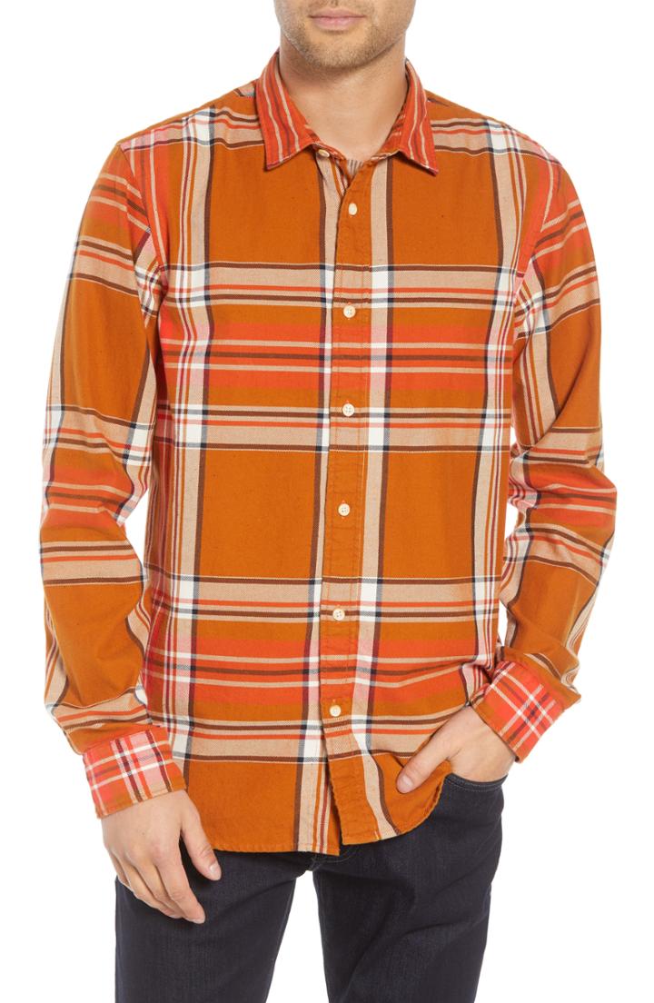 Men's Scotch & Soda Plaid Flannel Shirt