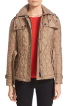 Women's Burberry Finsbridge Short Quilted Jacket - Beige