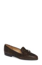 Women's Amalfi By Rangoni Ombretto Embossed Loafer M - Brown
