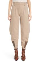 Women's Chloe Wool & Cotton Blend Jodhpur Pants Us / 42 Fr - Brown