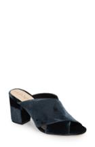 Women's Sole Society Luella Flower Embroidered Slide M - Blue