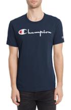 Men's Champion Logo T-shirt, Size - Blue