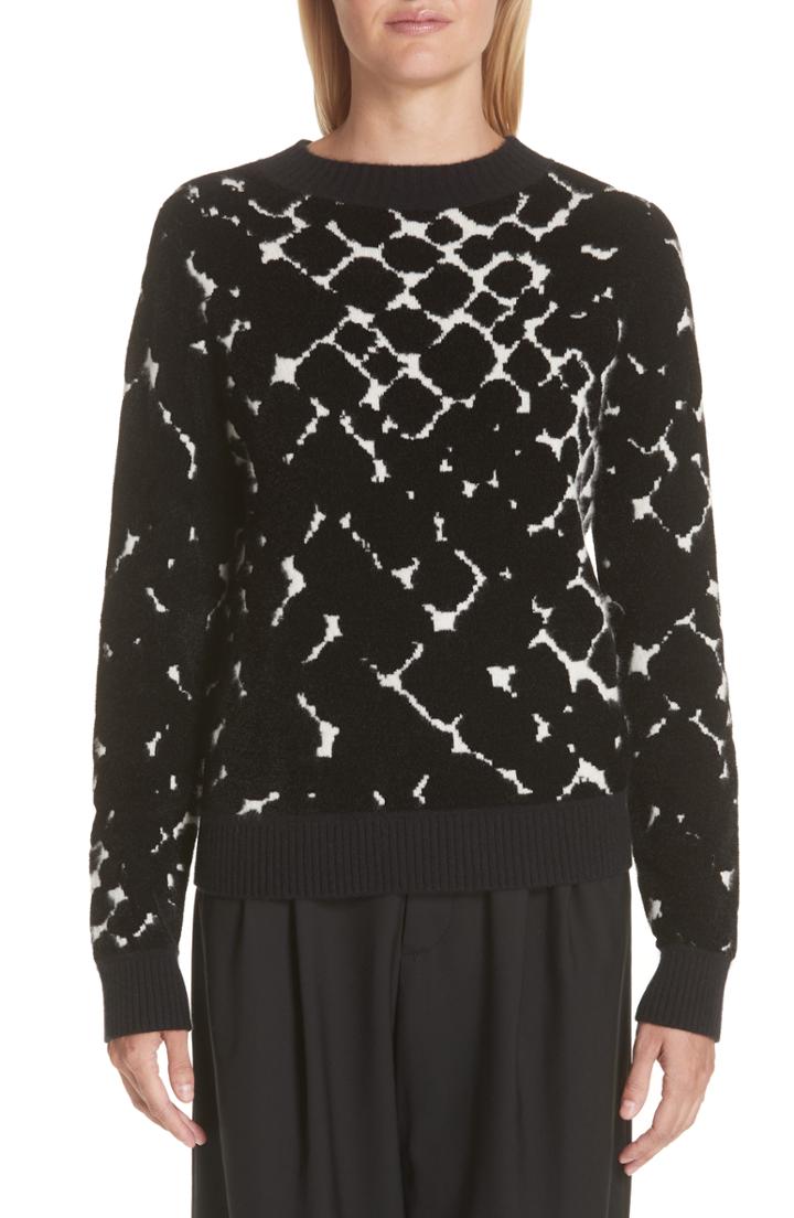 Women's Marc Jacobs Boulder Print Cashmere Blend Sweater