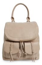 Sole Society Dixon Faux Leather Backpack - Beige