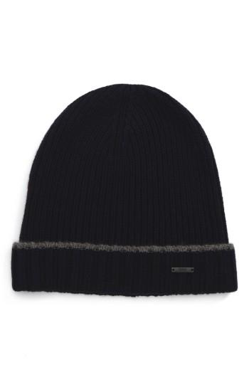 Men's Boss Fati Wool Beanie - Grey