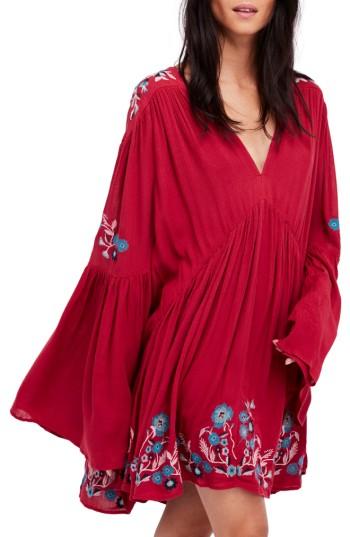 Women's Free People Te Amo Minidress - Red