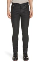 Men's Belstaff Tattenhall Skinny Fit Coated Jeans - Black