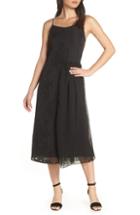 Women's Caara Hanson Floral Jacquard Midi Dress - Black
