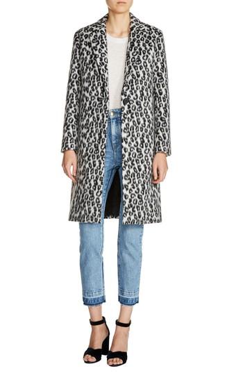 Women's Maje Animal Spot Walking Coat