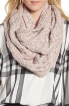 Women's Treasure & Bond Solid Chunky Knit Infinity Scarf, Size - Pink