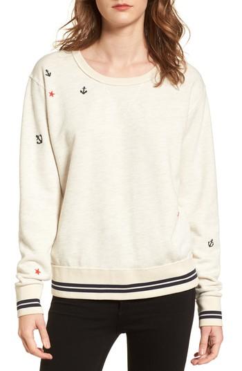 Women's Scotch & Soda Nautical Sweatshirt - White