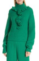 Women's Halogen Shirttail Wool & Cashmere Boatneck Tunic, Size - Ivory