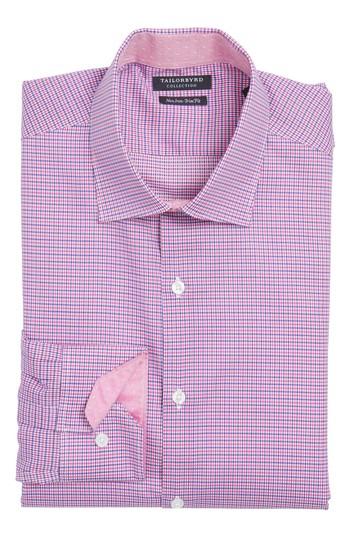 Men's Tailorbyrd Trim Fit Non-iron Dress Shirt - 32/33 - Pink