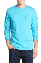 Men's Southern Tide 'skipjack' Long Sleeve Graphic T-shirt - Blue