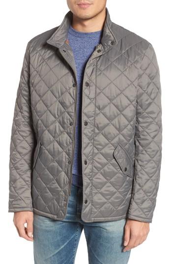 Men's Barbour Flyweight Chelsea Quilted Jacket - Grey