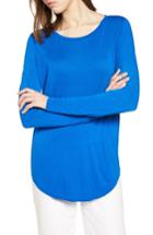Women's Halogen Shirttail Tee - Blue