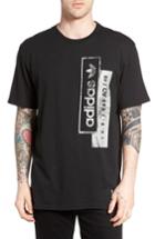 Men's Adidas Originals Linear Overlay Graphic T-shirt - Black