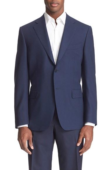 Men's Canali Classic Fit Wool Blazer