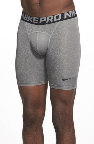 Men's Nike 'pro Cool Compression' Four-way Stretch Dri-fit Shorts - Grey