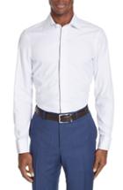 Men's Canali Lux Fit Tuxedo Shirt, Size 15.5 - White
