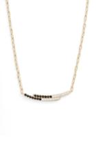 Women's Nadri Noir Colorblock Bar Necklace