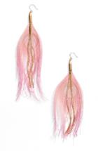 Women's Serefina Peacock Feather Earrings