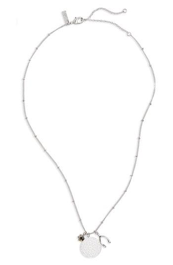 Women's Topshop Luck Cluster Charm Necklace