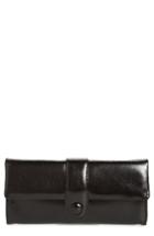 Women's Hobo Lex Continental Leather Wallet - Black