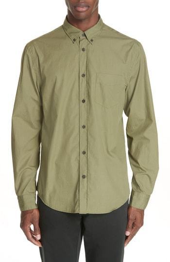 Men's Acne Studios Isherwood Woven Shirt Eu - Green