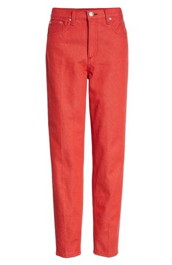 Women's Rag & Bone/jean Ash High Waist Crop Straight Leg Jeans