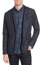 Men's John Varvatos Star Usa Extra Trim Fit Four-button Convertible Jacket